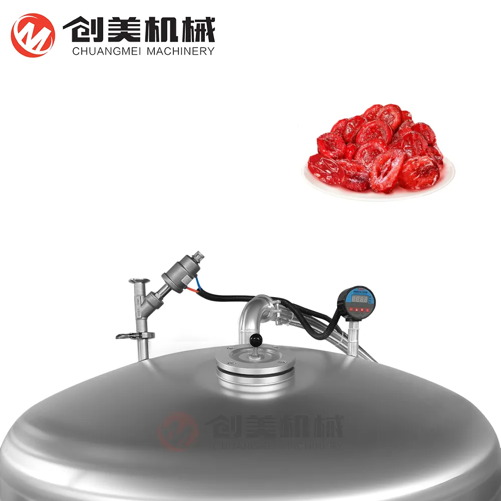 Vacuum Sugar Dipping Pot Fully Automatic Fig Sugar Dipping Equipment - Sugar Boiling Unit - foodmachtech